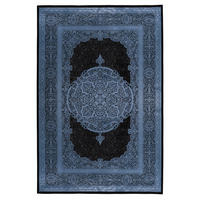 FLACHWEBETEPPICH 240/340 cm Dunkelblau  - Dunkelblau, Basics, Textil (240/340cm) - Obsession