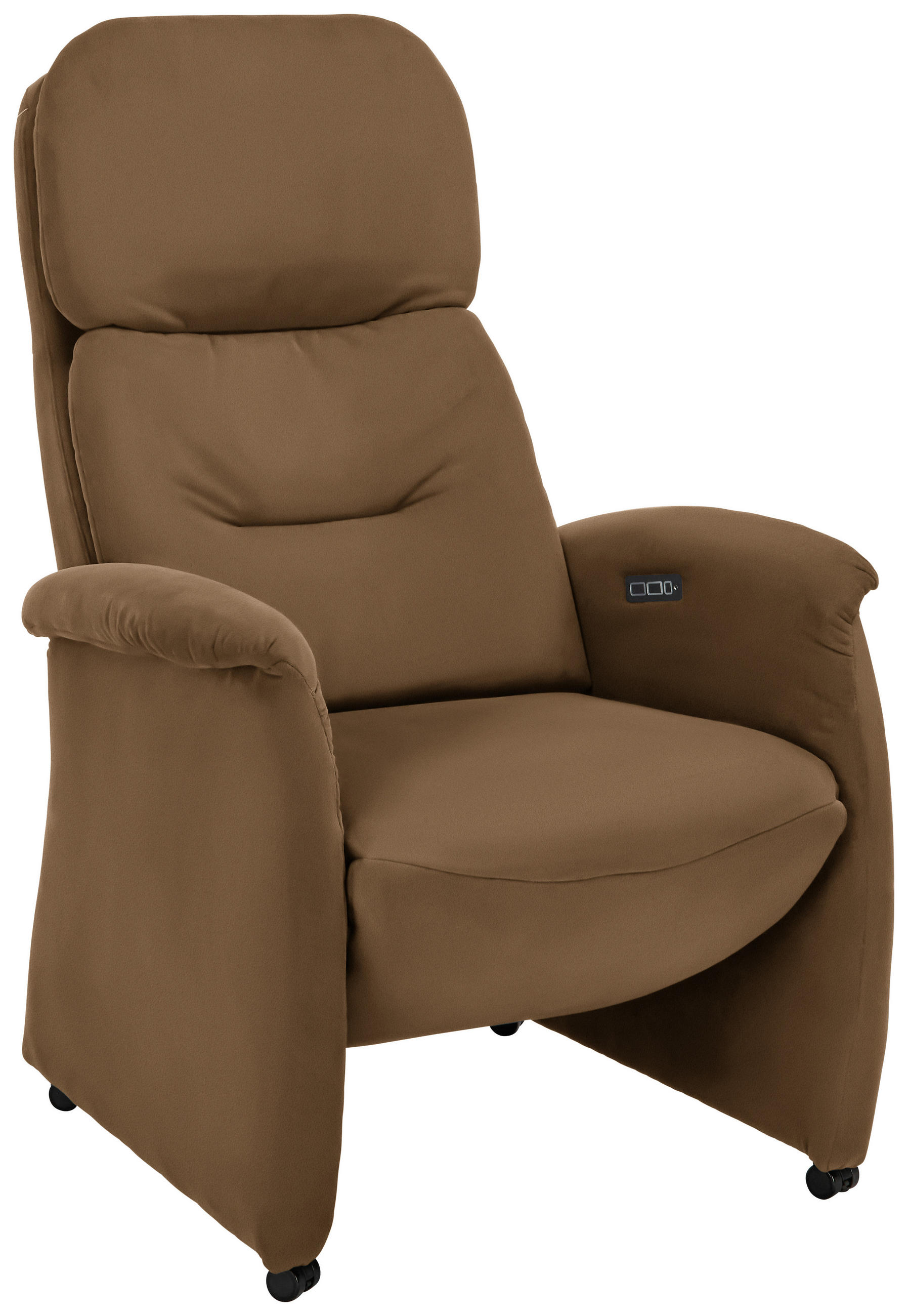 Fernsehsessel in Leder Braun