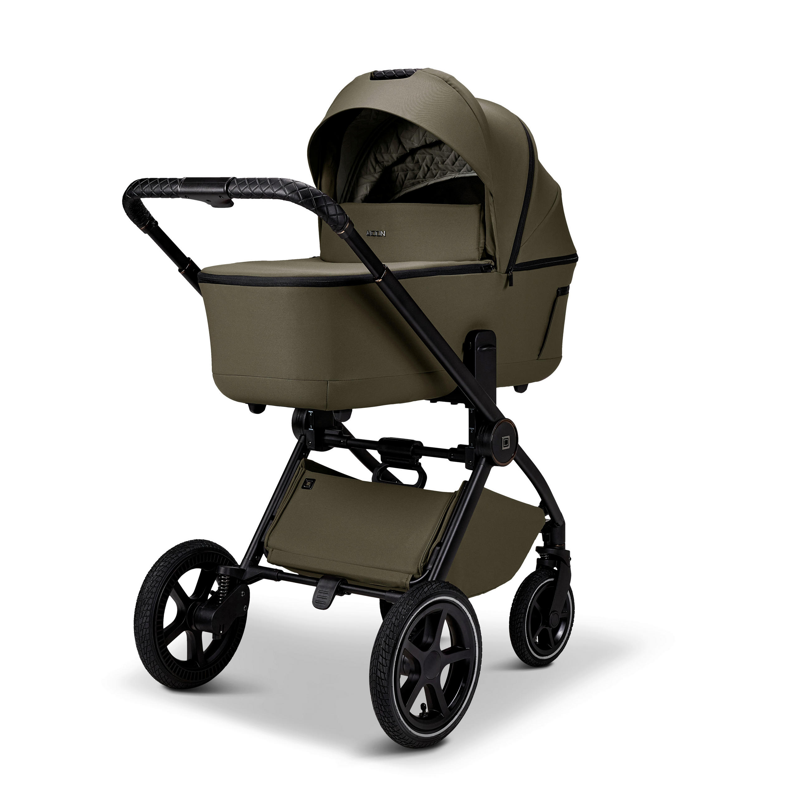 KOMBIKINDERWAGEN  Gio 2.0  Moss  - Olivgrün, Basics (84/61/114cm) - Moon