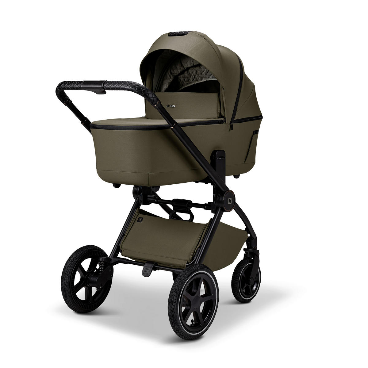 KOMBIKINDERWAGEN  Gio 2.0  Moss  - Olivgrün, Basics (84/61/114cm) - Moon
