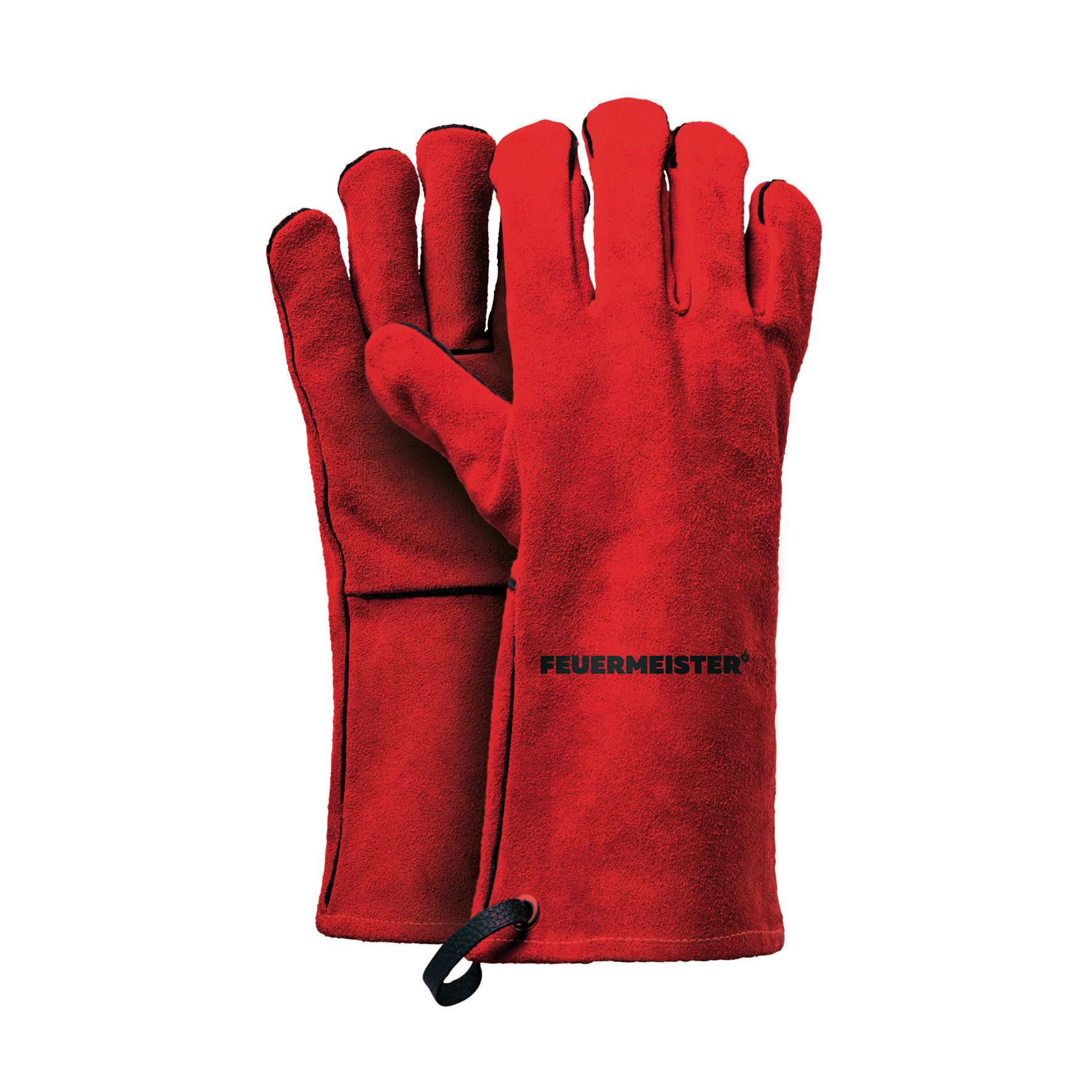GRILLHANDSCHUHE GRÖSSE 8 - Rot, Lifestyle, Leder (12/32/1cm) - Zebra 