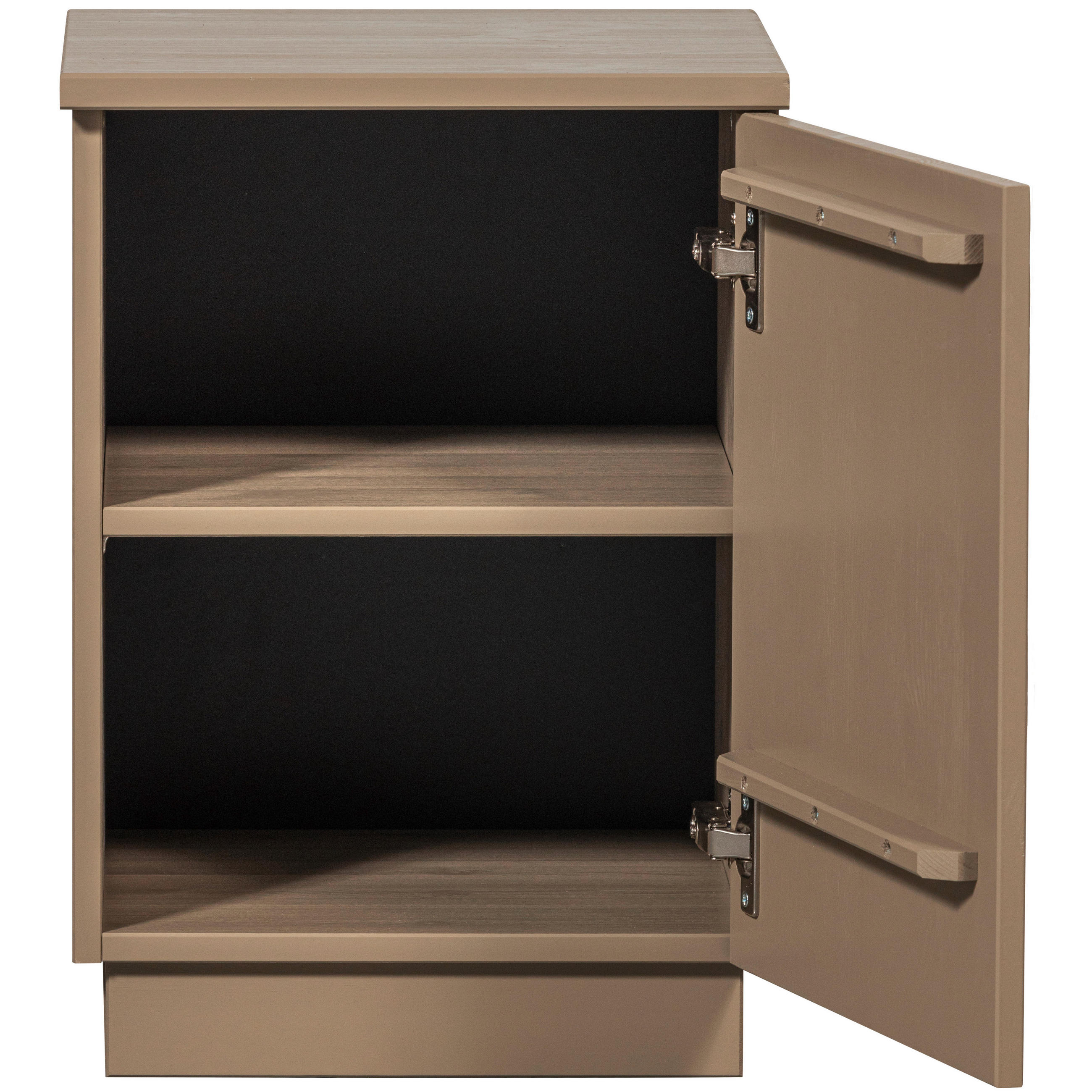 NACHTSCHRANK 36/50/35 cm Kiefer massiv  - Schlammfarben, Design, Holz (36/50/35cm) - Livetastic