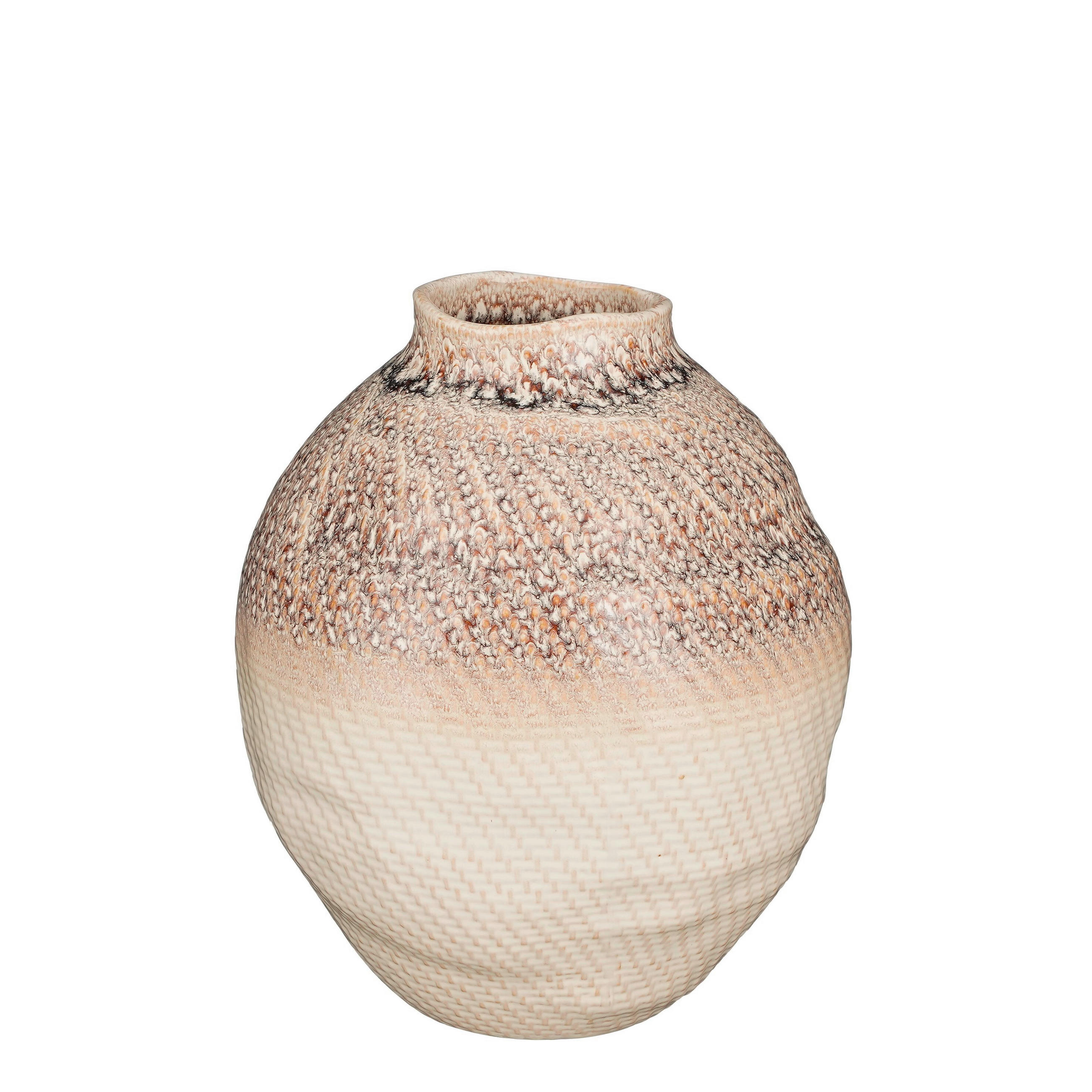 VAZA  keramika  - rjava, Basics, keramika (26/25.5/30.5cm)