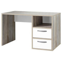 PISAĆI STOL ZA MLADE  prirodne boje, bijela  drvni materijal  - bijela/prirodne boje, Konvencionalno, drvni materijal/plastika (125/70/75cm) - Carryhome