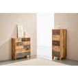 KOMMODE , 75/85/30 cm, 10 Schublade(n)  - Hellbraun/Dunkelbraun, LIFESTYLE, Holz/Metall (75/85/30cm) - Landscape