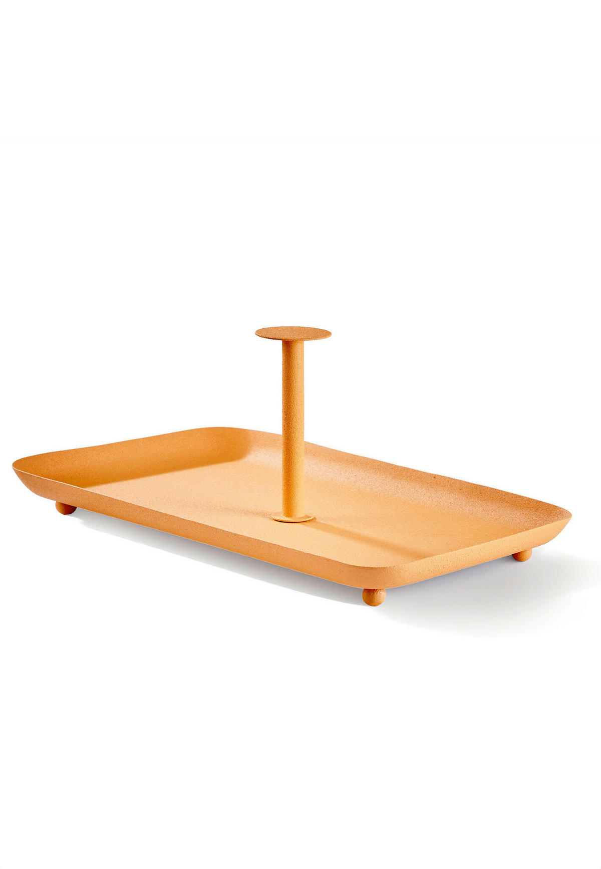 ETAGERE 2-stöckig - Greige/Orange, Basics, Metall (32/18,5/12cm) - FYNCH-HATTON