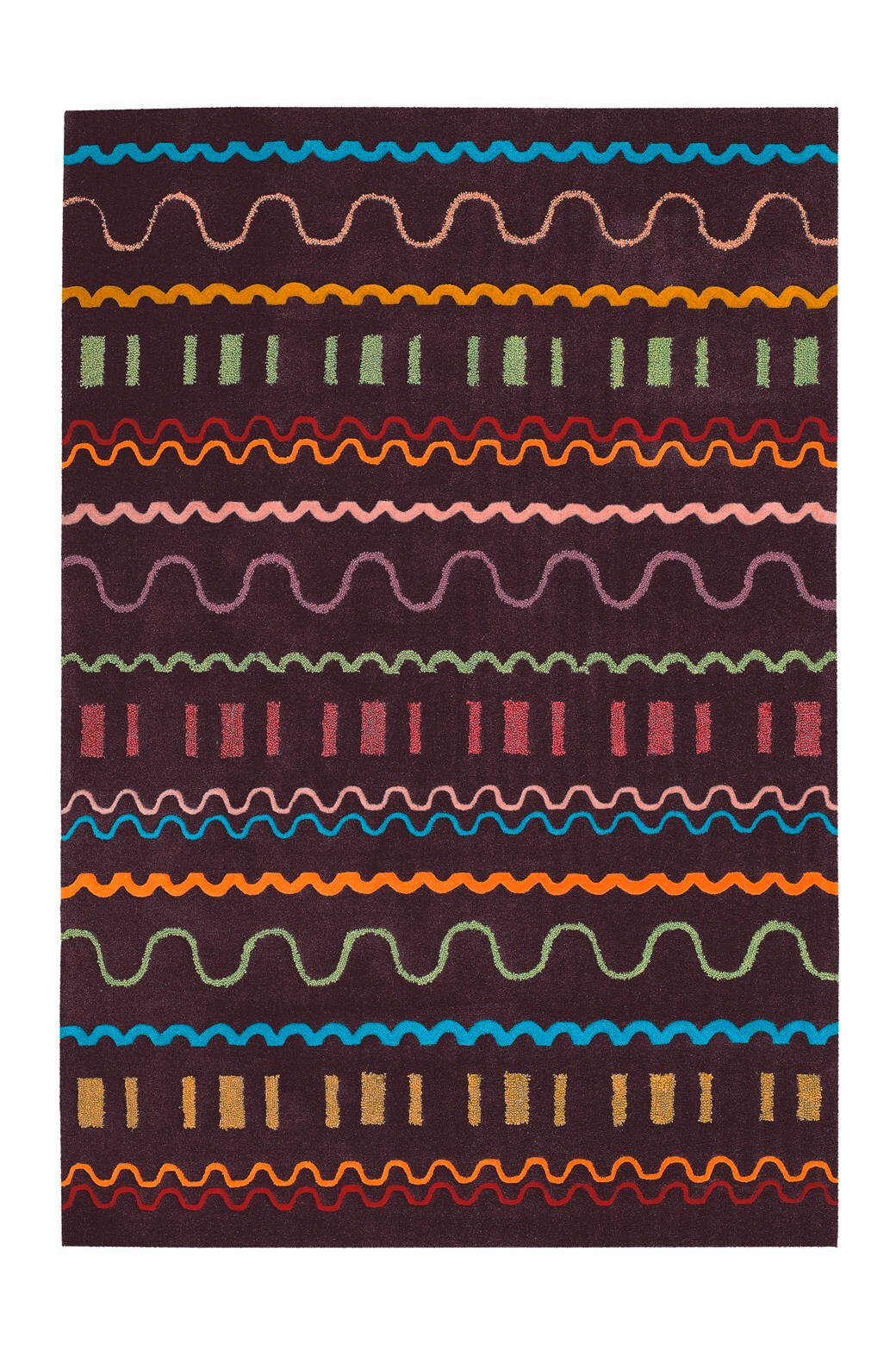 WEBTEPPICH 170/240 cm Violett, Multicolor  - Violett/Multicolor, Basics, Textil (170/240cm) - Novel