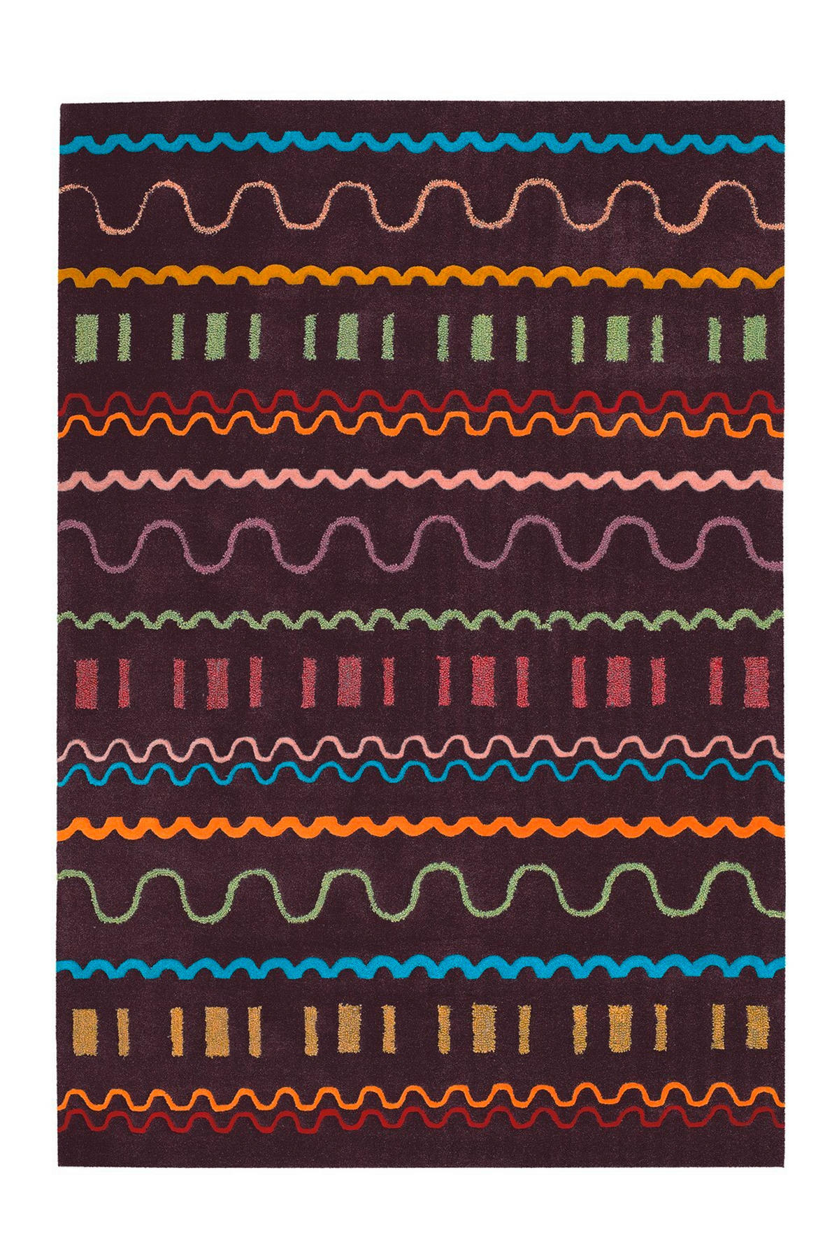 WEBTEPPICH 170/240 cm Violett, Multicolor  - Violett/Multicolor, Basics, Textil (170/240cm) - Novel