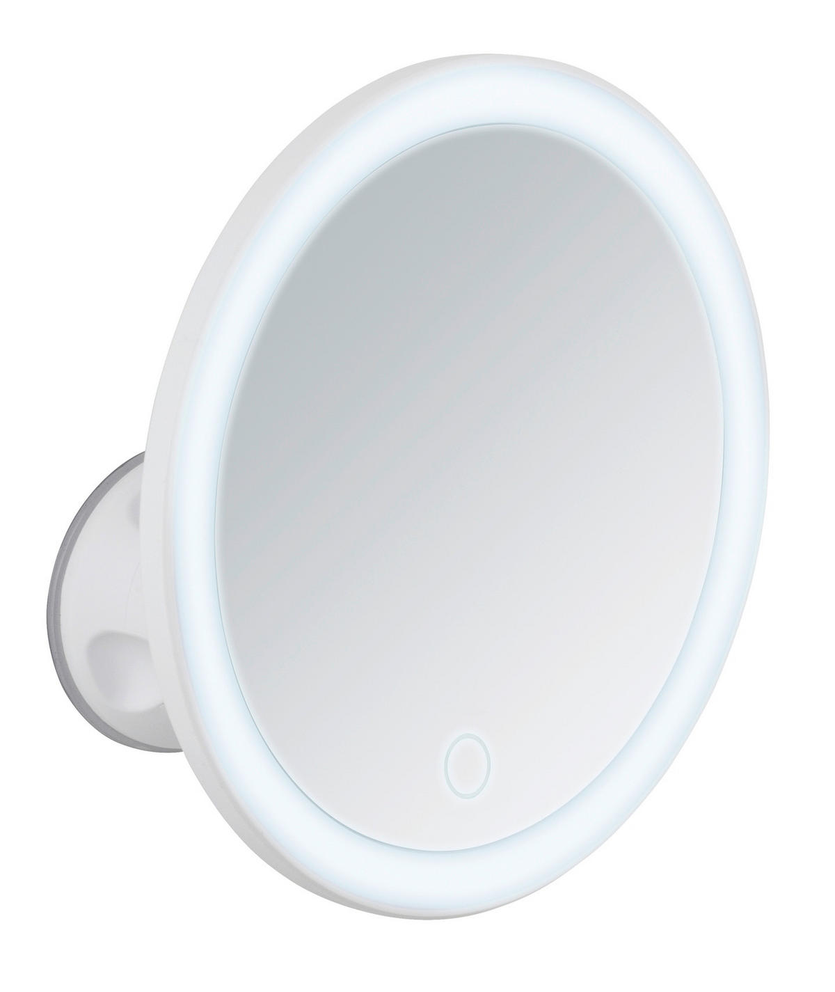 SCHMINKSPIEGEL 18,5/18,5/10,5 cm  - Weiß, Basics, Glas/Kunststoff (18,5/18,5/10,5cm) - Wenko