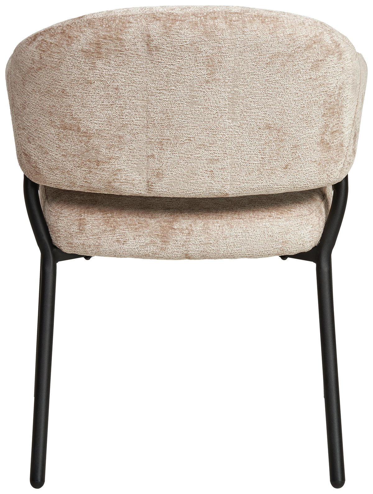 ARMLEHNSTUHL  in Eisen Mikrofaser  - Beige/Schwarz, KONVENTIONELL, Holz/Textil (60/80/62cm) - MID.YOU