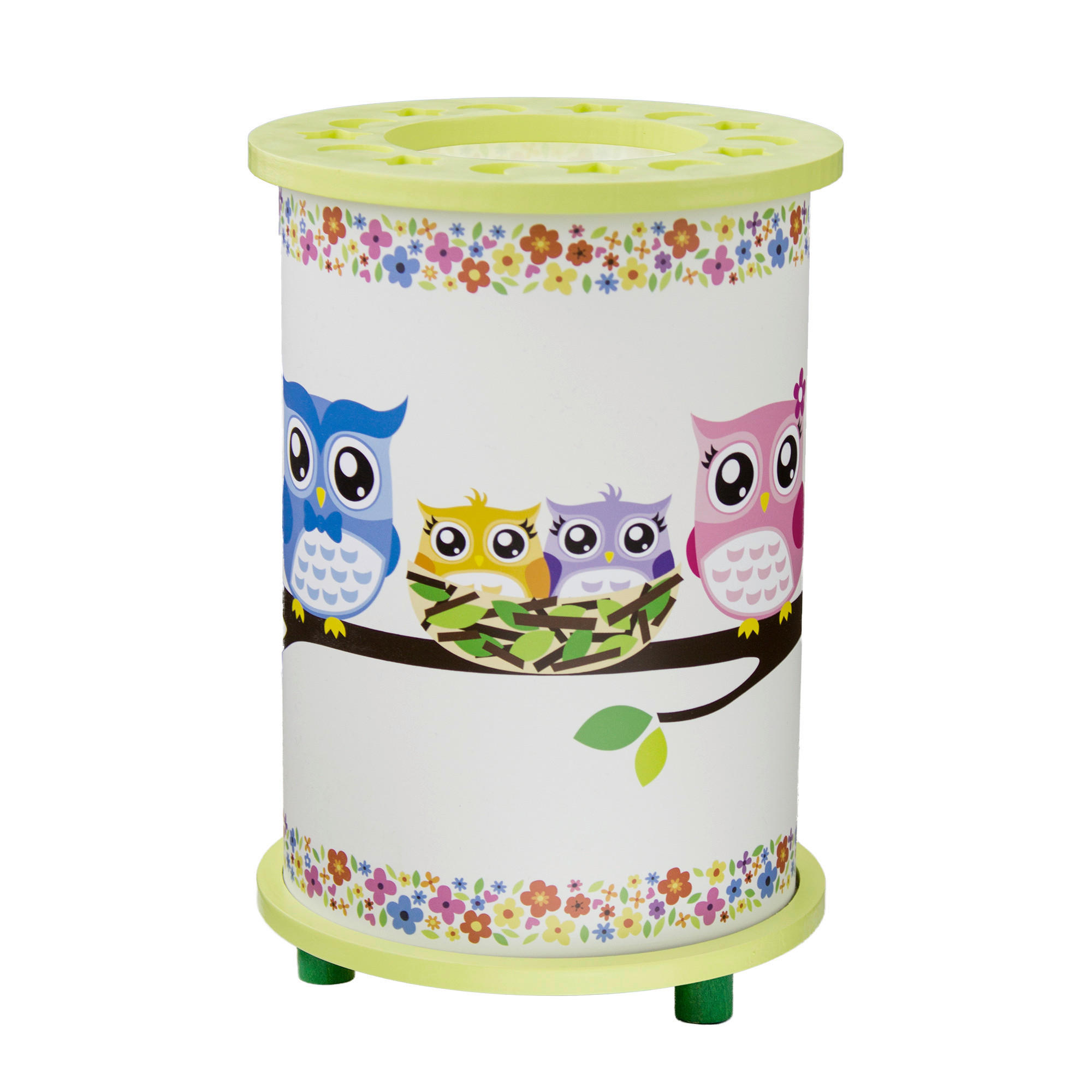 KINDERTISCHLEUCHTE 20/25 cm   - Grün, Basics, Holz/Kunststoff (20/25cm)