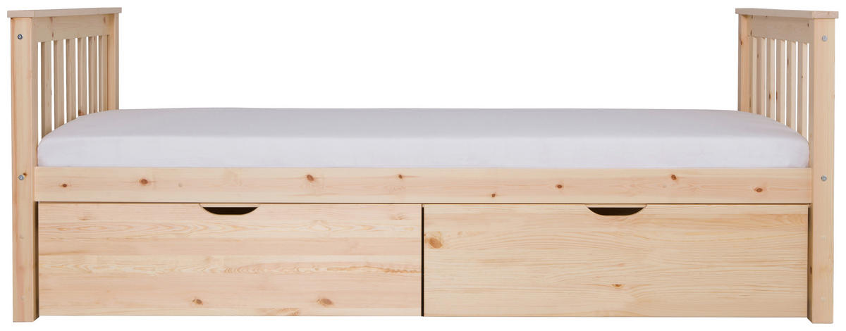 ETAGENBETT 90/200 cm Naturfarben  - Naturfarben, Modern, Holz (90/200cm) - MID.YOU