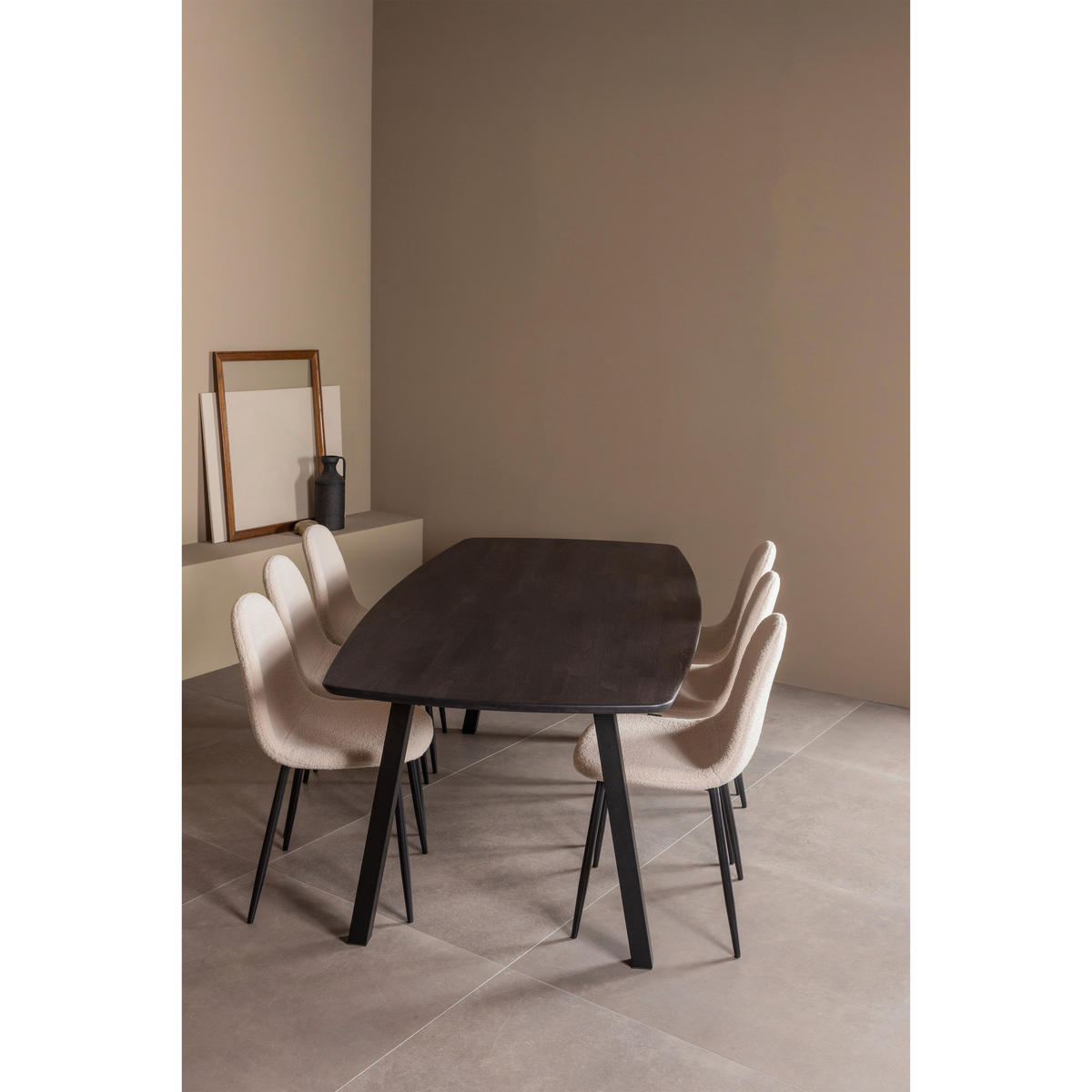 TISCHGESTELL in Metall   - Schwarz, MODERN, Metall (79/72/10cm) - Livetastic