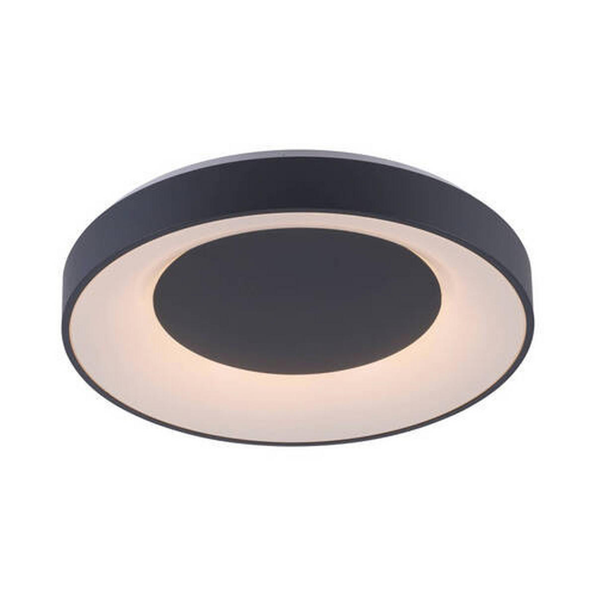 LED-DECKENLEUCHTE Lumismart  Smart 50/50/8,7 cm   - Anthrazit, Basics, Kunststoff/Metall (50/50/8,7cm)