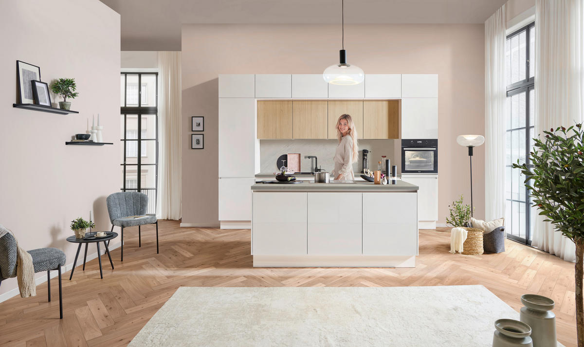 EINBAUKÜCHE   - Design, Holzwerkstoff - EWE