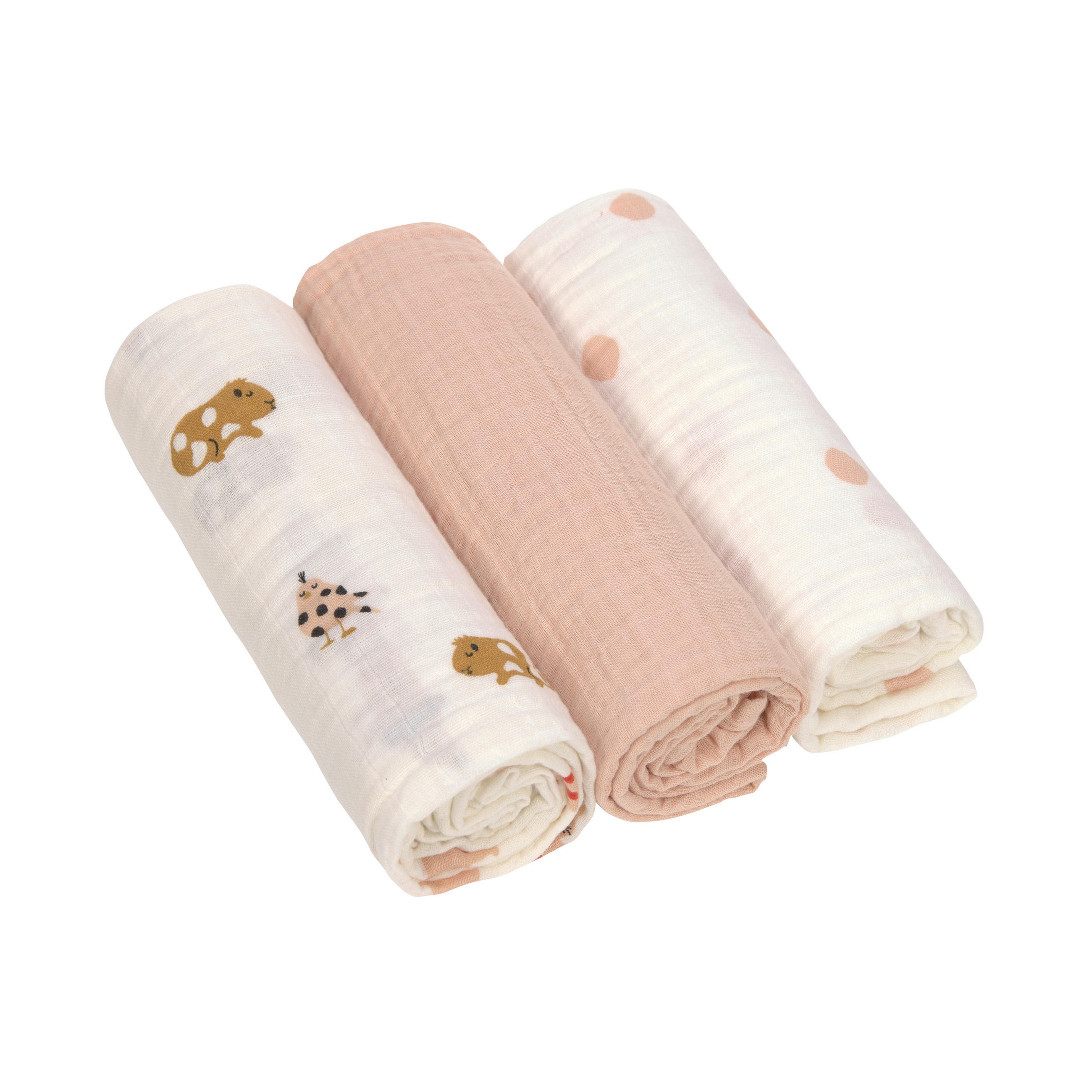 MULLWINDELNSET   Little Mateys  - Multicolor, Basics, Textil (85/85/0,02cm) - Lässig