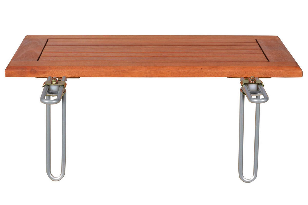 GARTENTISCHGRUPPE Eukalyptusholz Hartholz  - Eukalyptusholzfarben, KONVENTIONELL, Holz - Gardenson