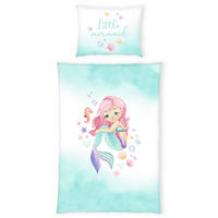KINDERBETTWÄSCHE Renforcé 135/200 cm  - Türkis, KONVENTIONELL, Textil (135/200cm)