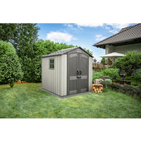 GERÄTEHAUS 204/227/204 cm  - Grau, Basics, Kunststoff (204/227/204cm)