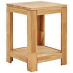 BEISTELLTISCH 40,5/40,5/55 cm Eiche massiv quadratisch  - Natur, Holz (40,5/40,5/55cm) - Linea Natura