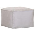 HOCKER Cord Naturfarben  - Naturfarben, KONVENTIONELL, Textil (65/45cm) - Carryhome