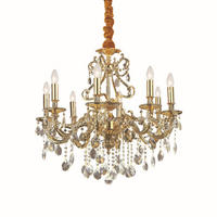 LUSTER  73/95-120 cm       - zlatne boje, Konvencionalno, staklo/metal (73/95-120cm)