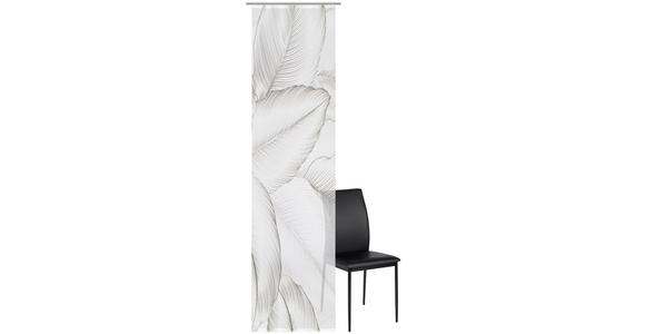 FLÄCHENVORHANG in Taupe halbtransparent  - Taupe, Basics, Textil (60/255cm) - Novel