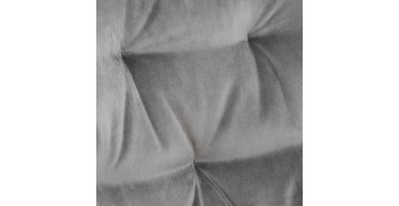 DREHSTUHL in Samt Schwarz, Dunkelgrau - Dunkelgrau/Schwarz, Trend, Kunststoff/Textil (59/92/58,5cm) - Carryhome