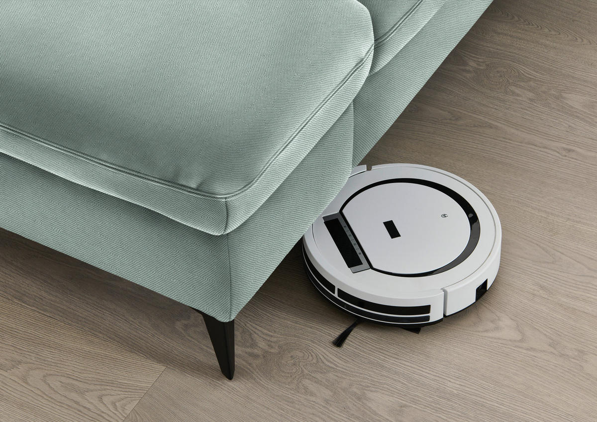 ECKSOFA  in Chenille Mintgrün  288/198 cm  - Schwarz/Mintgrün, Design, Textil/Metall (288/198cm) - Beldomo Style