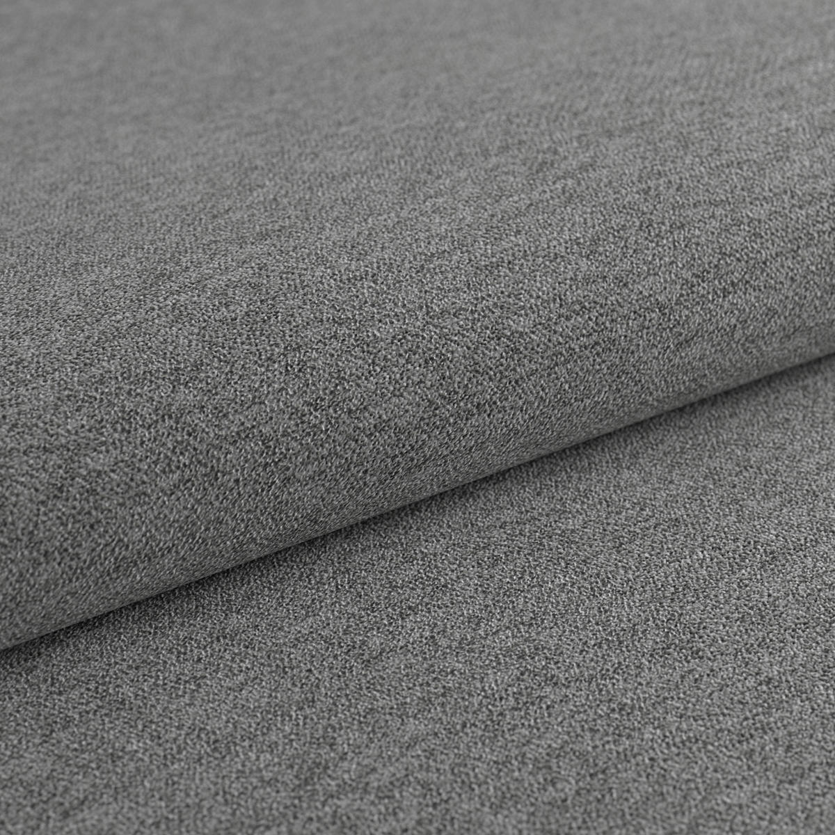 ECKBANK 185/150 cm Webstoff Grau   - Eichefarben/Grau, KONVENTIONELL, Textil (185/150cm) - Livetastic