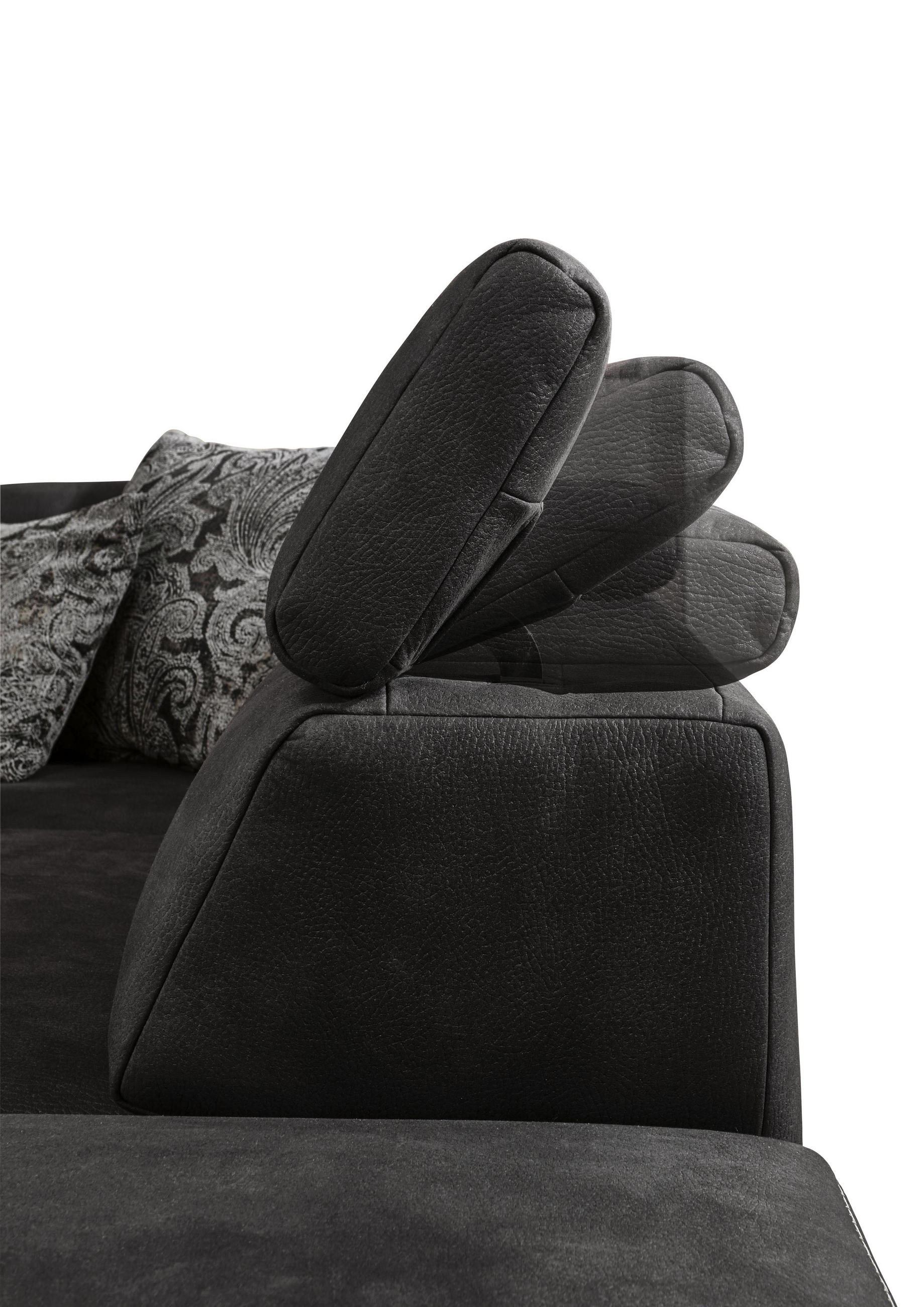 SEDEŽNA GARNITURA, antracit  - bež/antracit, Design, leseni material/les (226/273cm) - Beldomo System