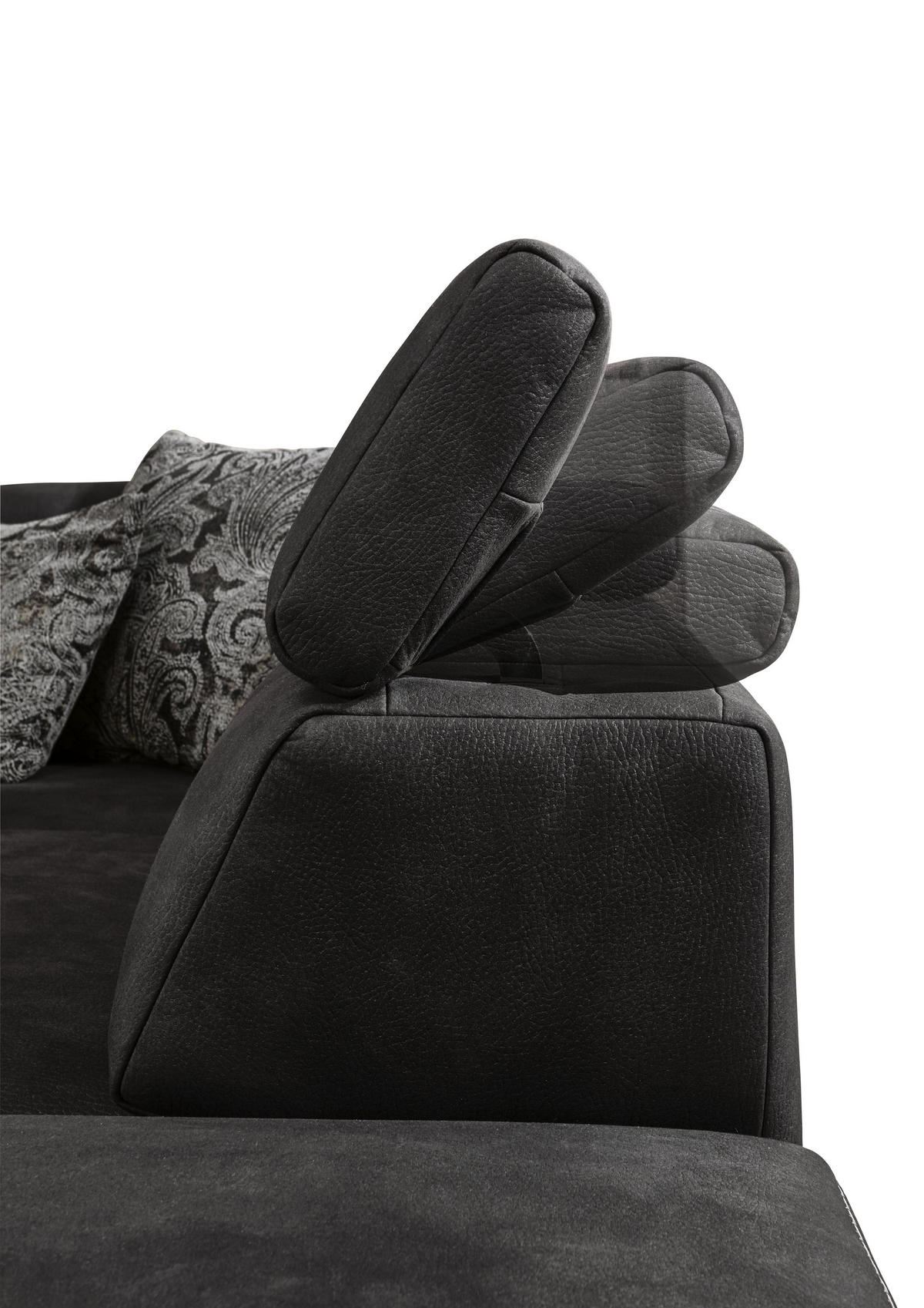 SEDEŽNA GARNITURA, antracit  - bež/antracit, Design, leseni material/les (226/273cm) - Beldomo System