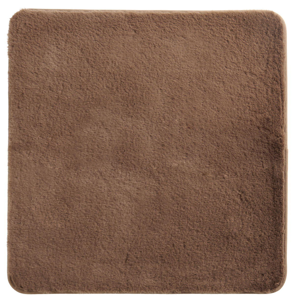 BADEMATTE Hellbraun 60/60 cm  - Hellbraun, Basics, Kunststoff/Textil (60/60cm) - Esposa