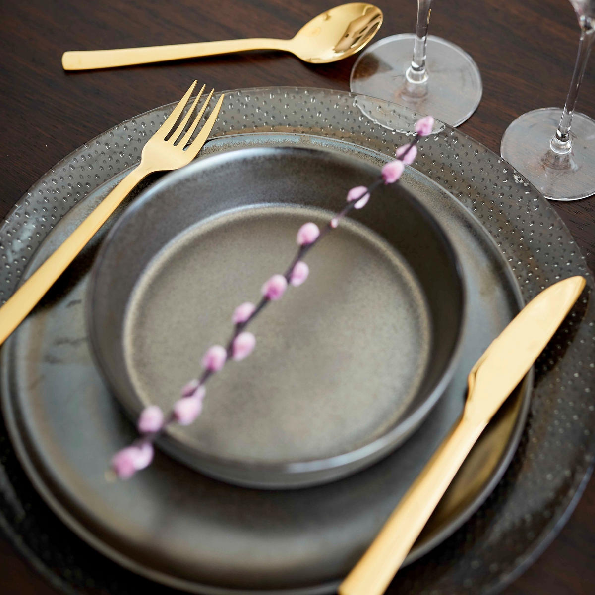 SUPPENTELLERSET RAW 6-teilig  - Braun, Basics, Keramik (19,4/4,5cm) - Aida