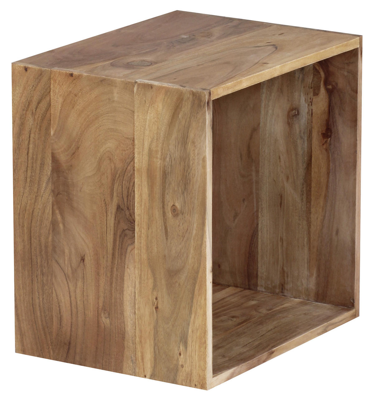 REGÁL, barvy akácie, akácie, 43,5/43,5/33 cm - barvy akácie, Moderní, dřevo (43,5/43,5/33cm) - MID.YOU