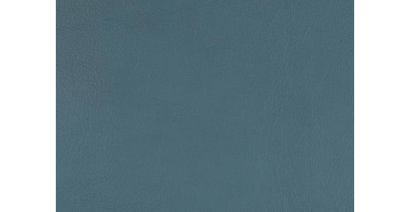 ECKSOFA in Echtleder Blau 334/176 cm - Blau/Schwarz, Design, Leder/Metall (334/176cm) - Dieter Knoll