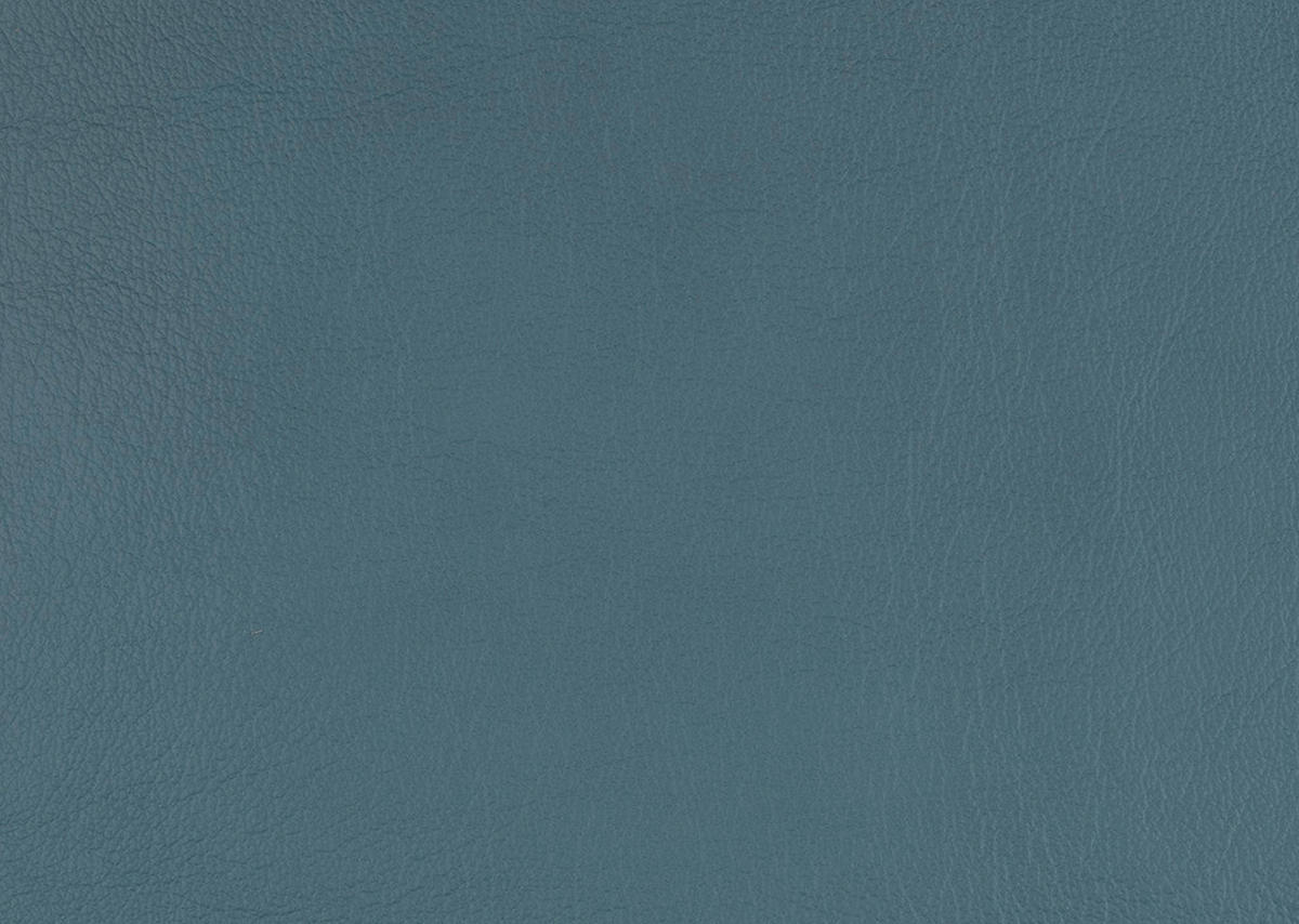 WOHNLANDSCHAFT in Echtleder Blau  - Blau/Schwarz, Design, Leder/Metall (206/336/181cm) - Beldomo Speed