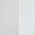 AUFSATZSCHRANK 91/40/40,5 cm - Weiß Hochglanz/Alufarben, Design, Holzwerkstoff/Metall (91/40/40,5cm) - Voleo