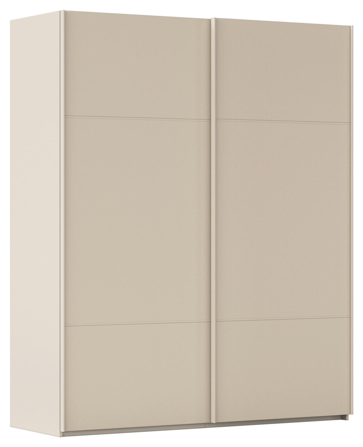 SCHWEBETÜRENSCHRANK in Champagner  - Champagner, Konventionell, Holzwerkstoff/Metall (201/223/68cm) - Novel