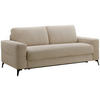 SCHLAFSOFA Cord Beige  - Beige/Schwarz, Design, Textil/Metall (198/89/98cm) - Carryhome