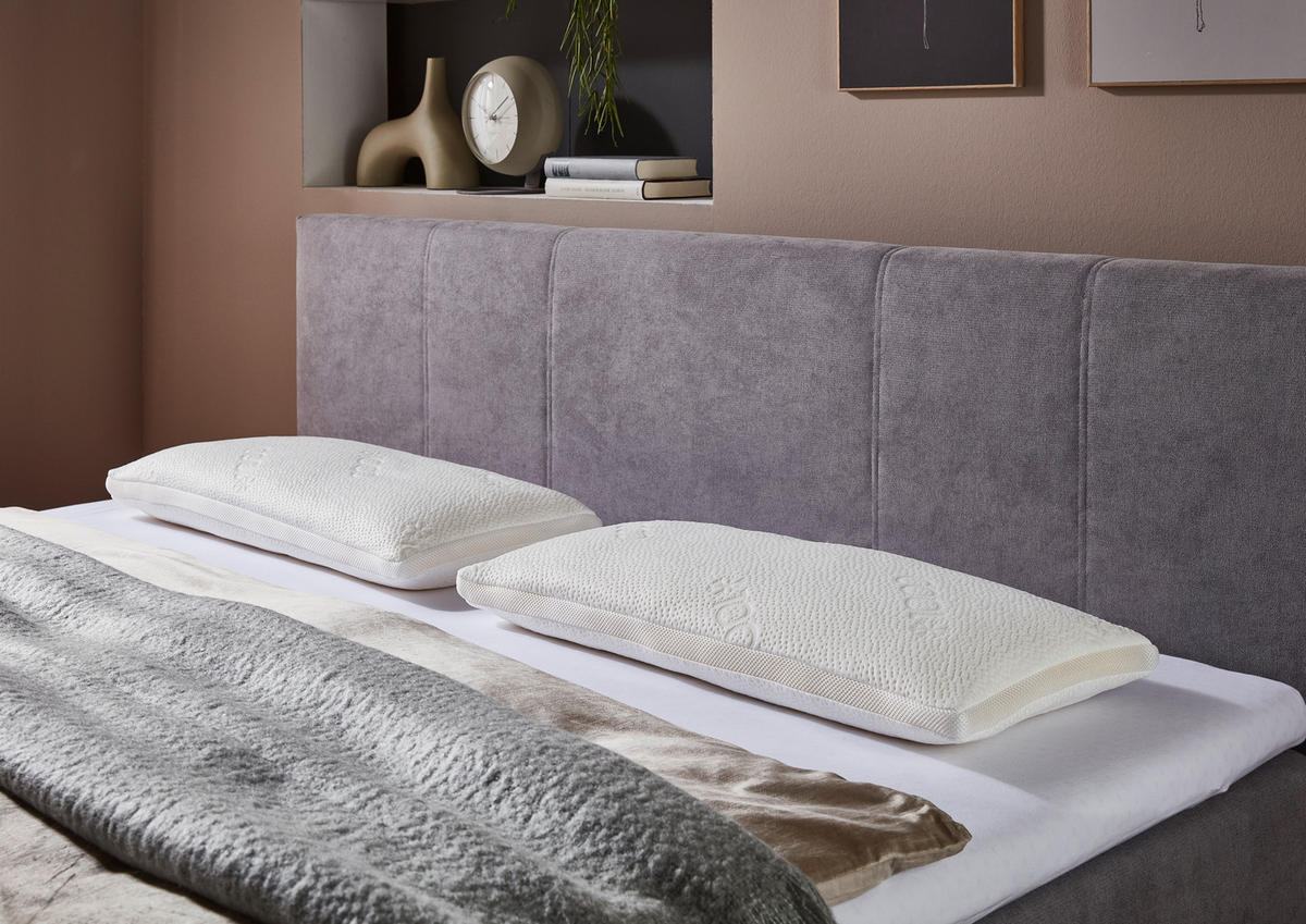 KOPFPOLSTER   - Weiß, Basics, Textil (80/12/40cm) - Boxxx