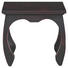 BEISTELLTISCH Mangoholz massiv quadratisch Schwarz - Schwarz, Design, Holz (35/32/35cm)