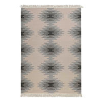 HANDWEBTEPPICH 160/230 cm Belle Creme, Grau  - Creme/Grau, KONVENTIONELL, Textil (160/230cm)