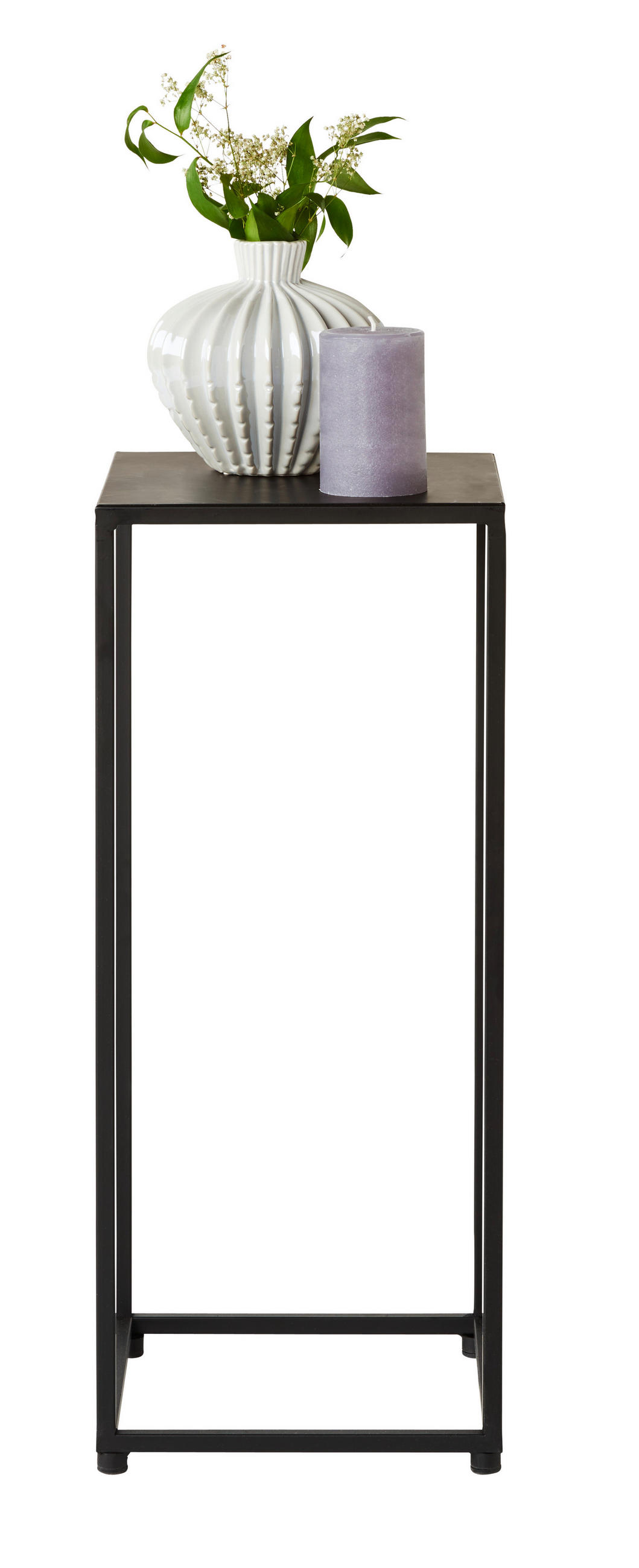 BLUMENSTÄNDER Metall  - Schwarz, LIFESTYLE, Metall (25/25/60cm) - Landscape