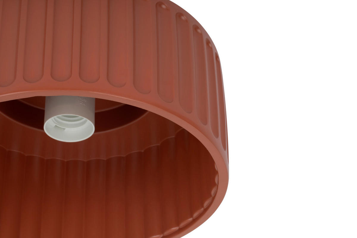 DECKENLEUCHTE 23/18,5 cm   - Mokka, Design, Kunststoff/Metall (23/18,5cm) - Collet's Monde