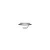LED-WANDLEUCHTE FLAT 29/11,8 cm   - Silberfarben/Grau, Design, Metall (29/11,8cm) - Grossmann