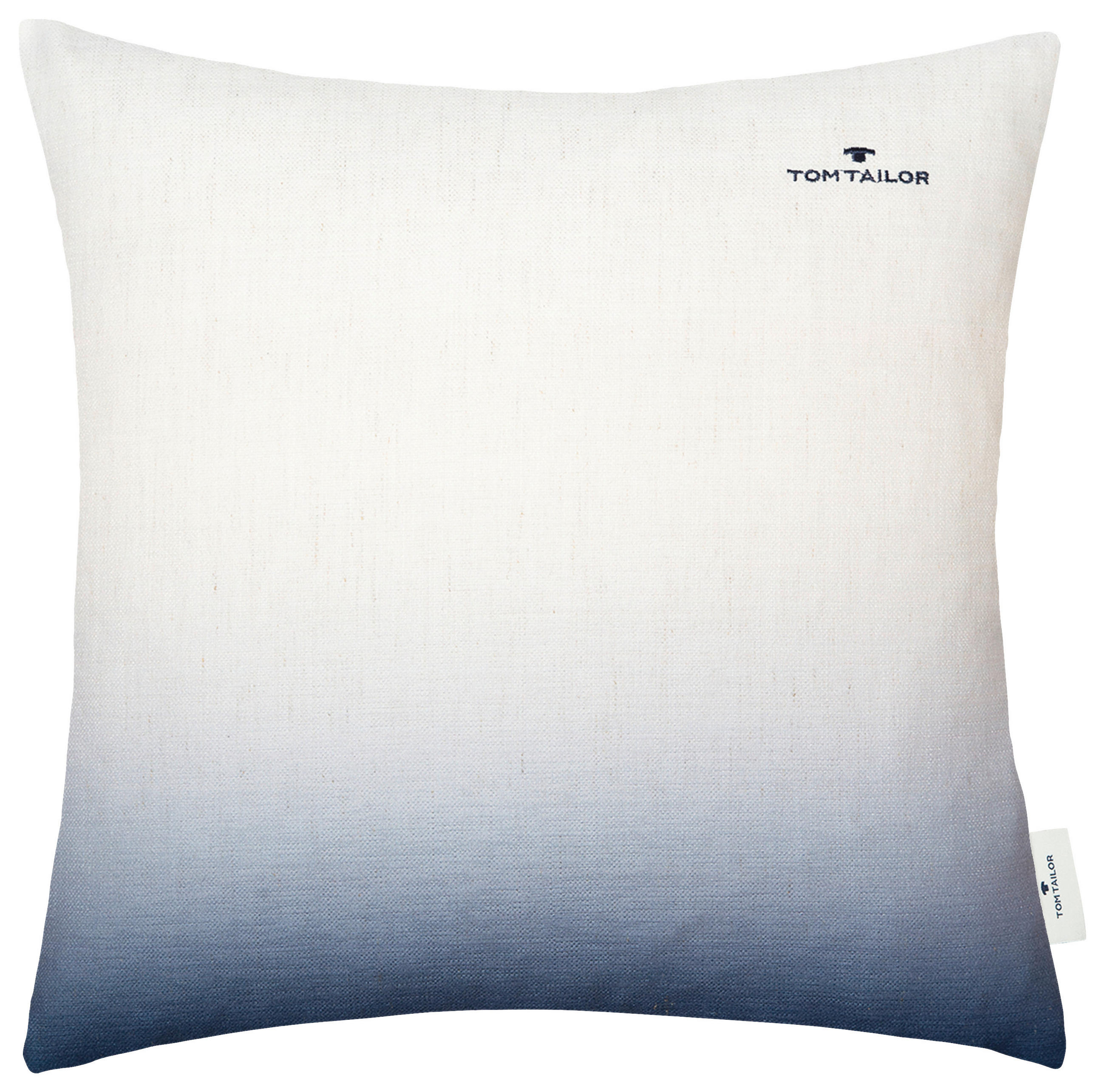 KISSENHÜLLE T-GRADIENT SIGN. Gradient 45/45 cm  - Creme/Weiß, KONVENTIONELL, Textil (45/45cm) - Tom Tailor
