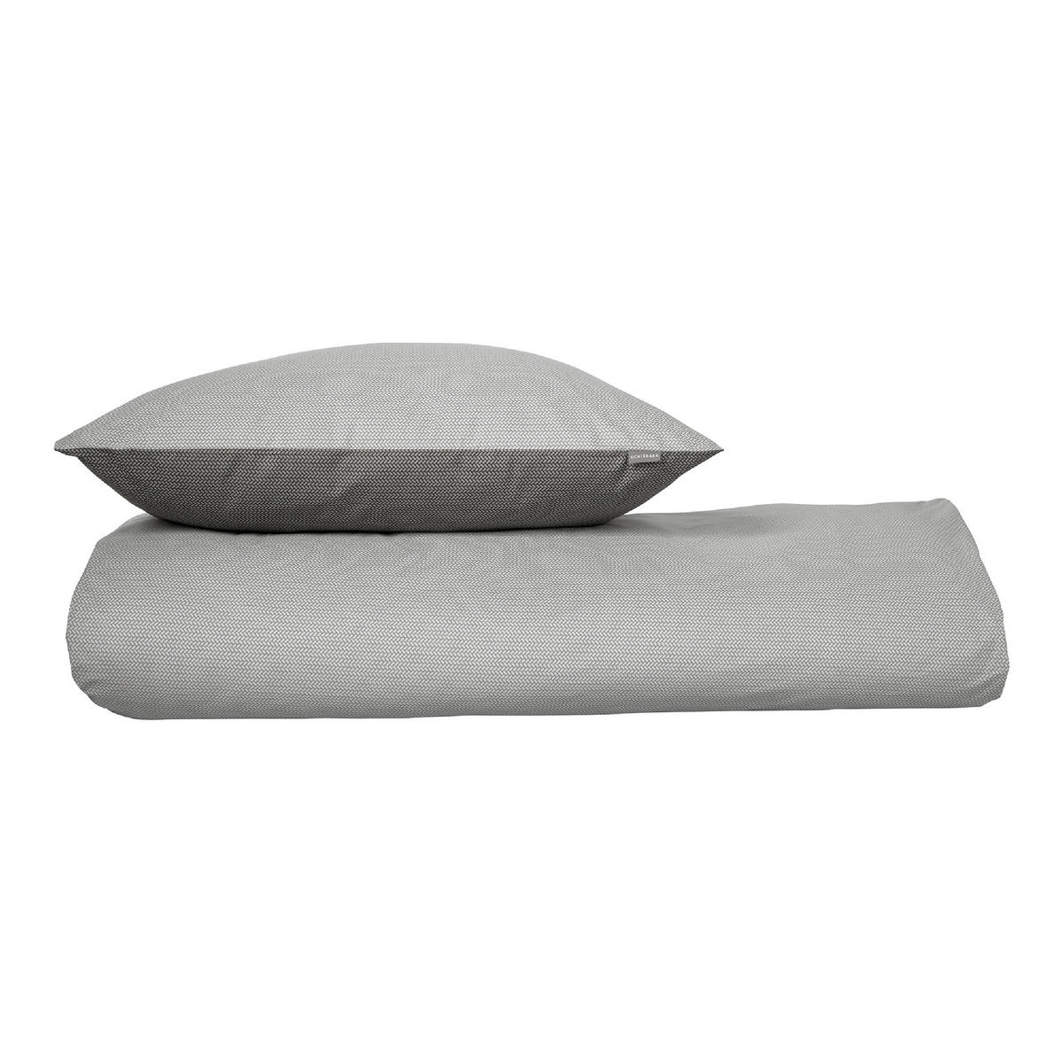 BETTWÄSCHE SILVA Renforcé 155/220 cm  - Grau, Basics, Textil (155/220cm)