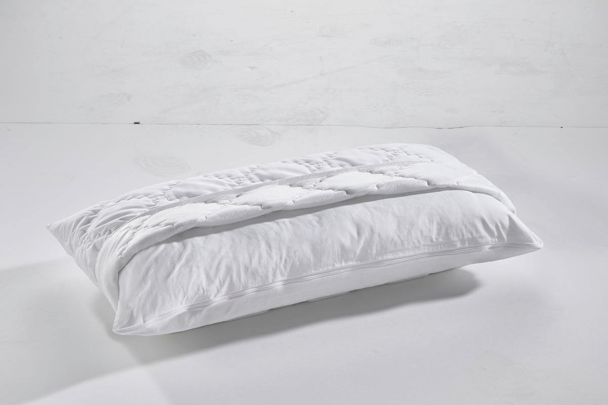 NACKENSTÜTZKISSEN  40/80 cm  - Weiß, Basics, Textil (40/80cm) - Billerbeck