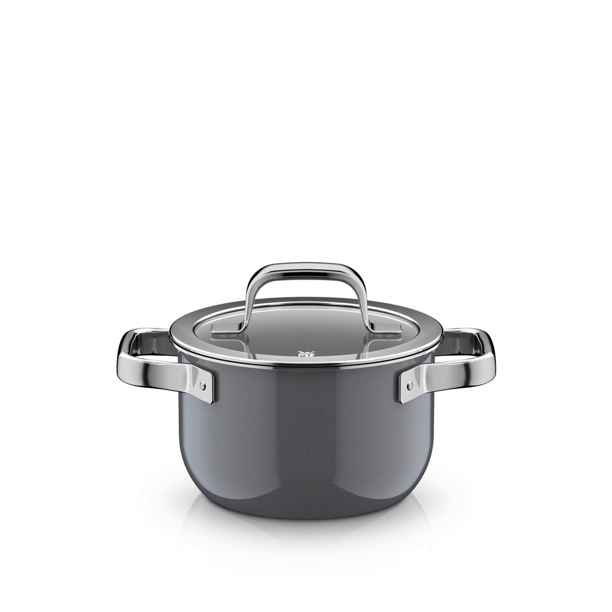 KOCHTOPFSET Fusiontec Mineral 4-teilig  - Grau, Basics, Metall (60/30/33cm) - WMF